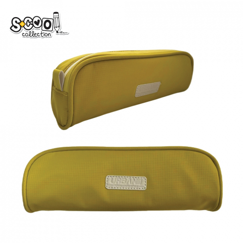 Noutăți Librăria Compas - Penar borseta S-Cool Urban 1 compartiment Yellow 21.5x5.5x7.5 cm
