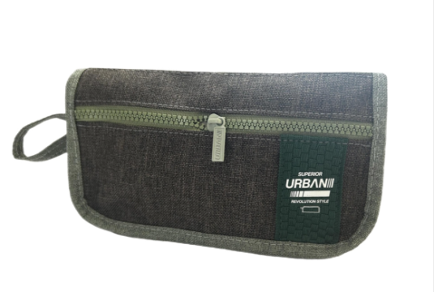 Noutăți Librăria Compas - Penar borseta Urban green 22.5x5x11cm S-Cool