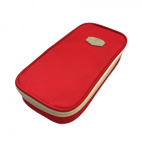 Penare - Penar borseta S-Cool Urban 2 compartimente Red 21x6.5x11 cm