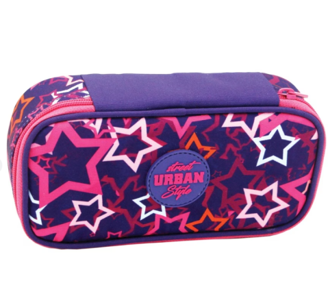 Noutăți Librăria Compas - Penar borseta Urban Stars 1 compartiment 23x11x6cm