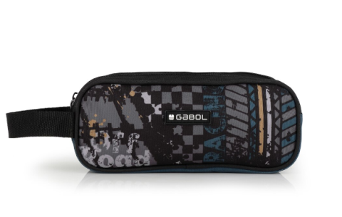 Penare neechipate - Penar scolar triplu Gabol Road 22 x 9 x 9 cm
