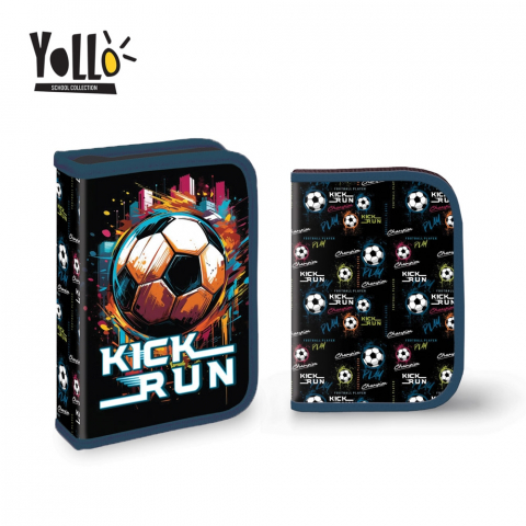 Penare echipate - Penar echipat 1 compartiment 2 extensii 30 piese Kick Run Yollo