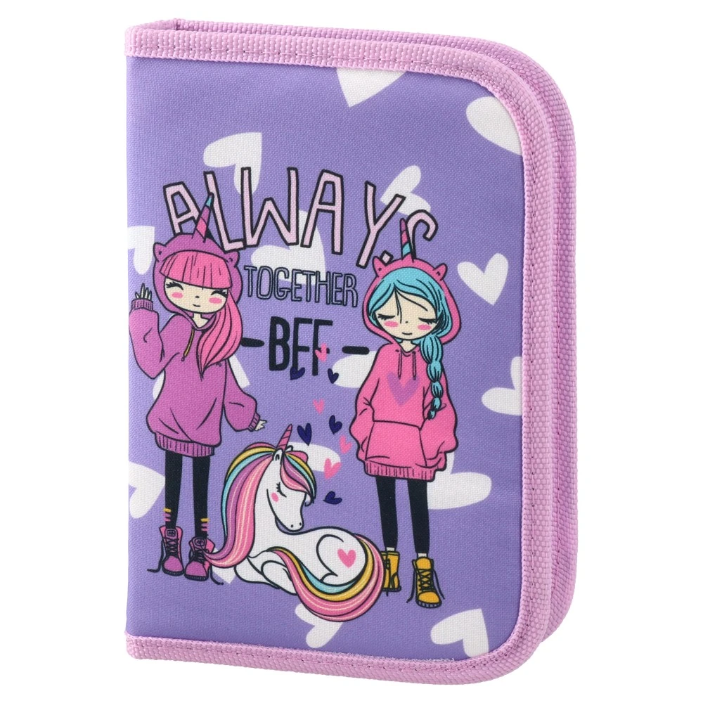 Noutăți Librăria Compas - Penar echipat 1 fermoar Uni BFF Decker mov
