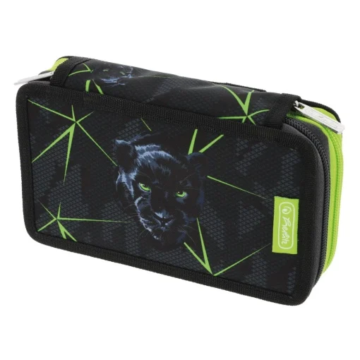 Penare echipate - Penar echipat 2 compartimente 23 piese motiv Wild Life Herlitz