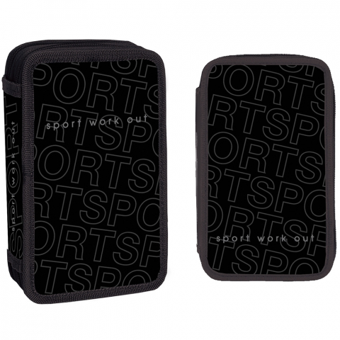 Penare echipate - Penar echipat S-Cool Sport Work Out 2 compartimente 29 piese 14x5x20 cm
