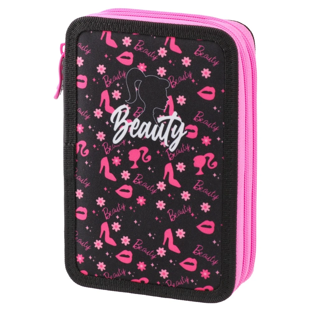 Rechizite școlare - Penar echipat 2 compartimente Decker Beauty Girl