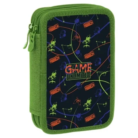 Penar echipat 2 compartimente Sazio Neo Double Decker Game Unlimited Verde [1]