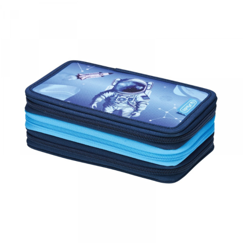 Penare echipate - Penar echipat 31 piese 3 compartimente Herlitz Cosmic Explorer