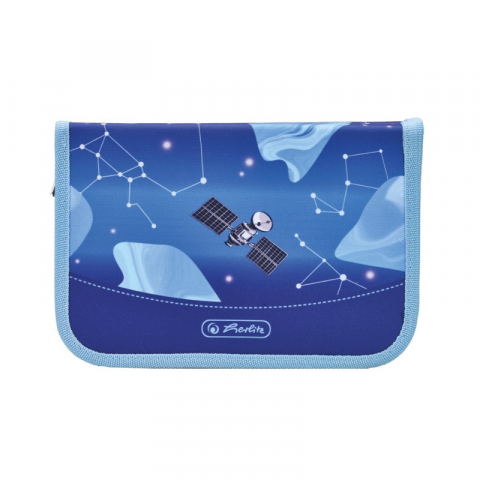 Penar echipat Herlitz albastru 31 piese 2 clape Cosmic Explorer [3]