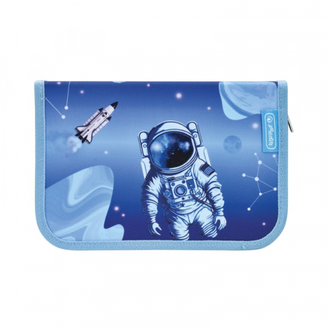 Penar echipat Herlitz albastru 31 piese 2 clape Cosmic Explorer [4]