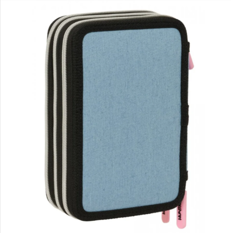 Penar echipat K-Pop Demon Hunters HuntriX albastru 37 piese 3 compartimente 12.5 x 19.5 x 5.5 cm [1]