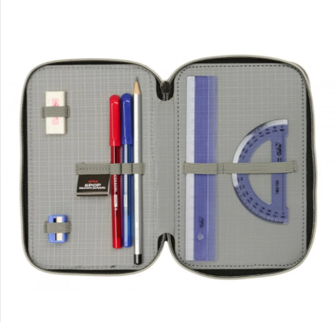 Penar echipat K-Pop Demon Hunters HuntriX albastru 37 piese 3 compartimente 12.5 x 19.5 x 5.5 cm [4]