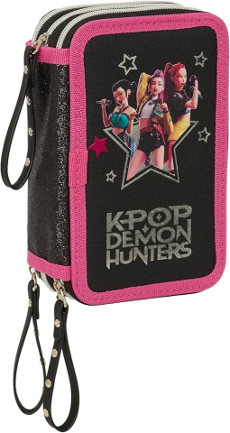 Noutăți Librăria Compas - Penar echipat K-Pop Demon Hunters Energy 3 compartimente 37 piese 12.5x19.5x5.5 cm