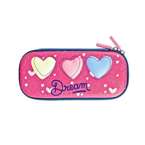 Penare tip etui - Penar fete borsetă S-Cool 1 compartiment