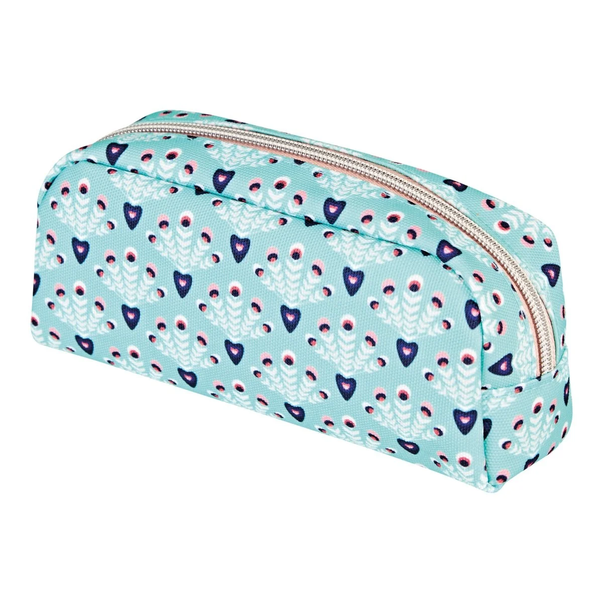 Penare tip etui - Penar tip etui 1 compartiment motiv Fancy Peacock Herlitz