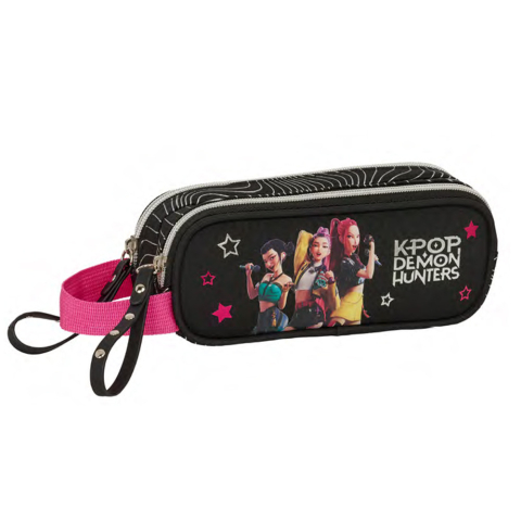 Noutăți Librăria Compas - Penar K-Pop Demon Hunters Energy 2 compartimente 21x8x6 cm