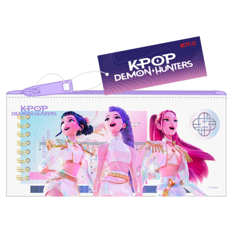 Penare echipate - Penar transparent PVC K-Pop Demon Hunters echipat 5 piese