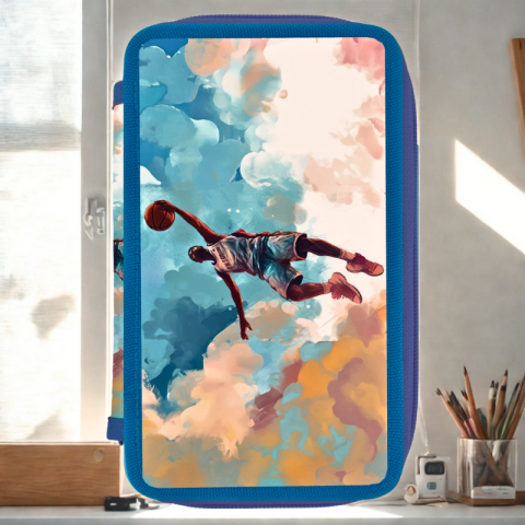 Penar neechipat Herlitz 3 compartimente Basket baieti [2]