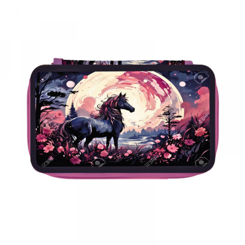 Penar neechipat 3 compartimente fete Horse Herlitz [1]