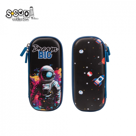 Rechizite școlare - Penar S-COOL Dream Big 3D neechipat baieti