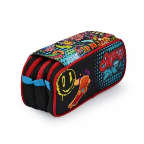 Penar Office box tip etui 3 compartimente diverse culori baieti [1]