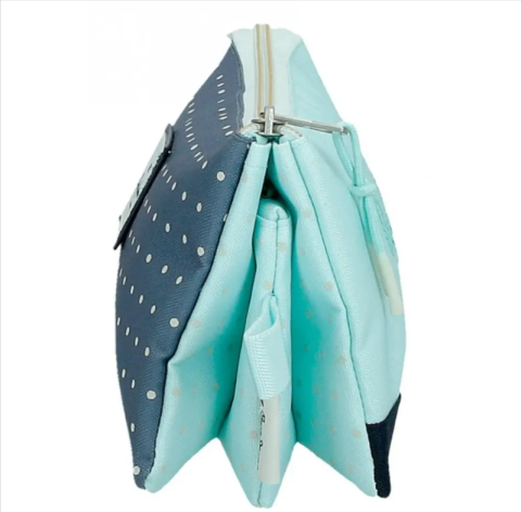 Penar scoala fete Pepe Jeans Dalma 3 compartimente turcoaz 22 x 12 x 5 cm [3]