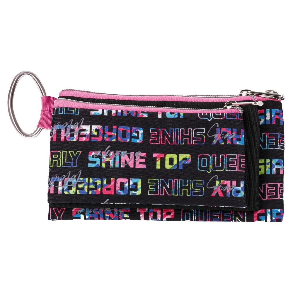 Noutăți Librăria Compas - Penar tip borseta Girly Shine XL3 2 compartimente