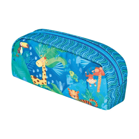 Promoții de Toamnă - Penar tip etui Herlitz 1 compartiment Jungle Safari