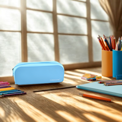 Penar tip etui dreptunghiular Colorline silicon diverse culori [2]