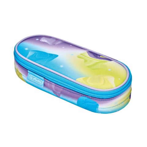 Noutăți Librăria Compas - Penar etui oval Herlitz Little Monster 1 compartiment