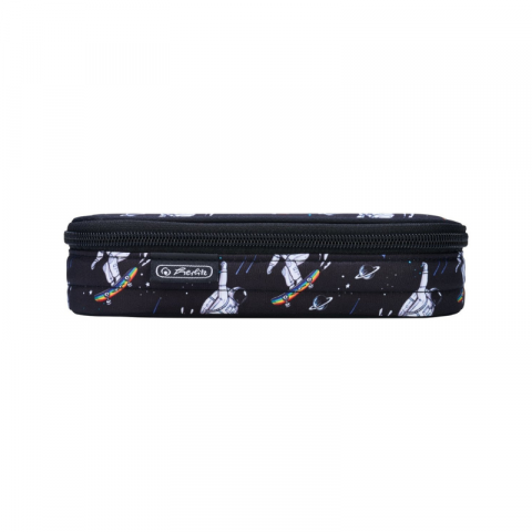 Penar tip etui oval Herlitz Space Skater baieti negru [2]