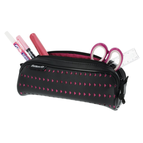 Penar tip etui Quattro Lasercut negru roz Pelikan [1]