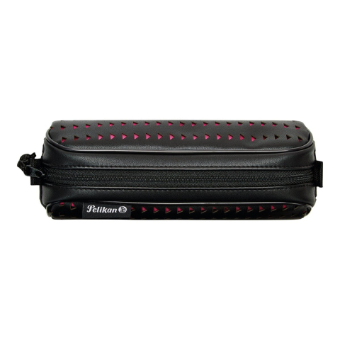 Penar tip etui Quattro Lasercut negru roz Pelikan [2]