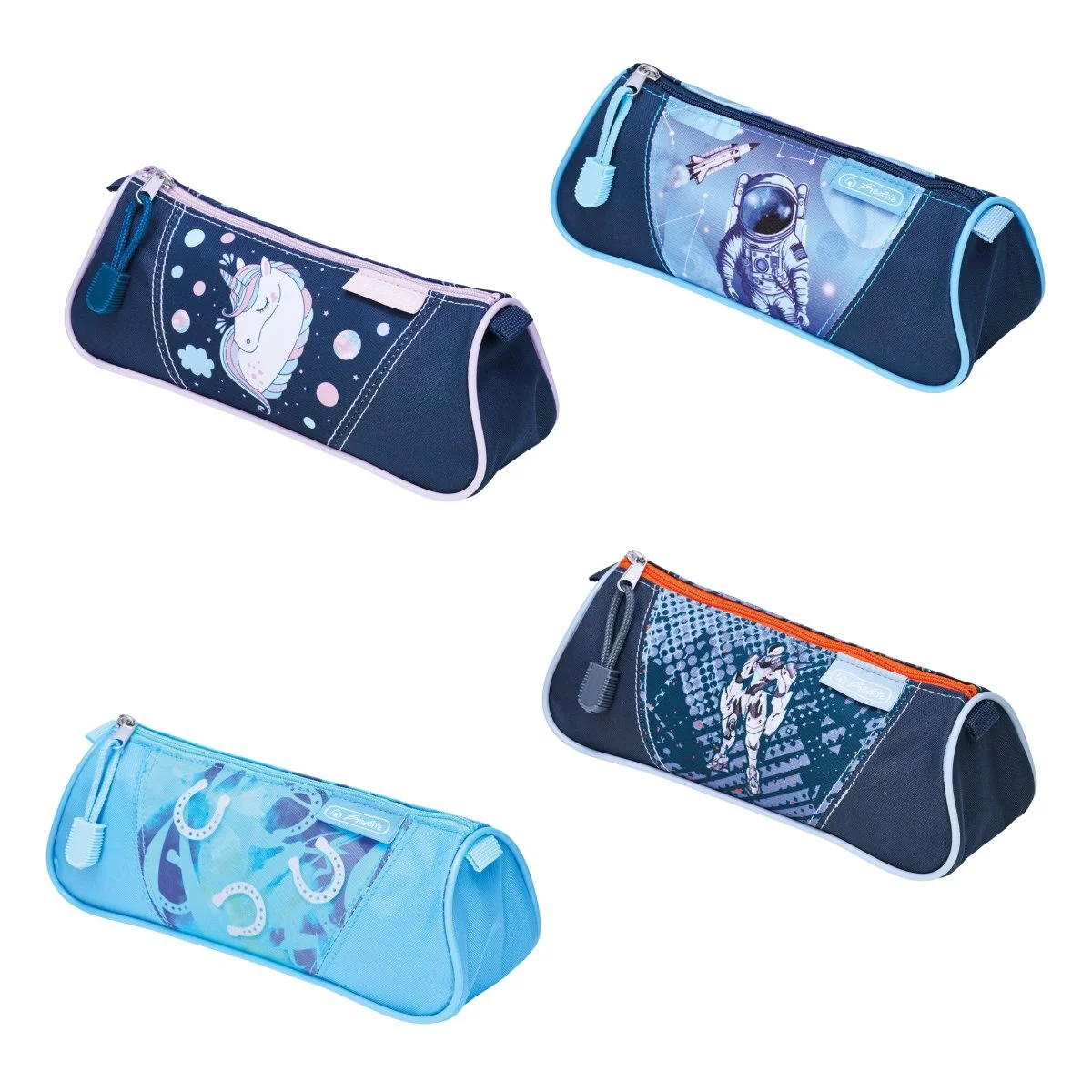 Penar tip etui triunghiular 21.5x8x7cm Herlitz mix fete baieti [2]