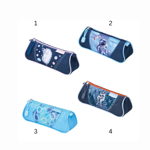 Penar tip etui triunghiular 21.5x8x7cm Herlitz mix fete baieti [1]