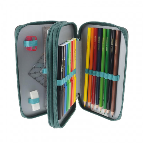 Penar verde echipat 2 compartimente Herlitz băieți [4]