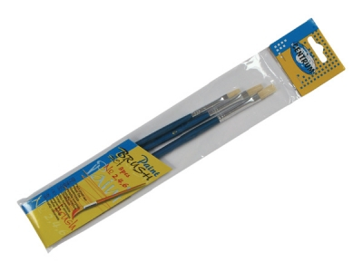 Artă și creativitate - Set 3 pensule pictura varf tesit Nr. 2 4 6 Centrum