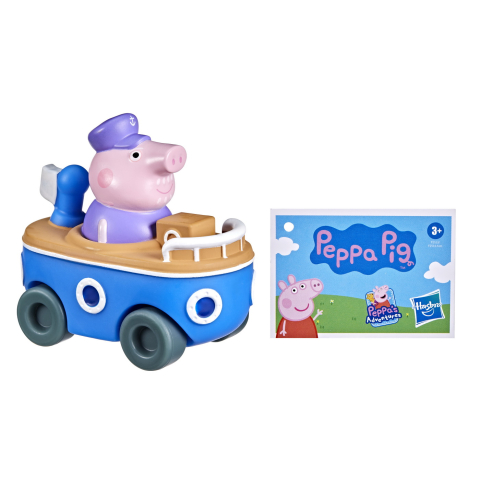 Vehicule de jucărie - PEPPA PIG MASINUTA BUGGY SI FIGURINA BUNICUL PIG