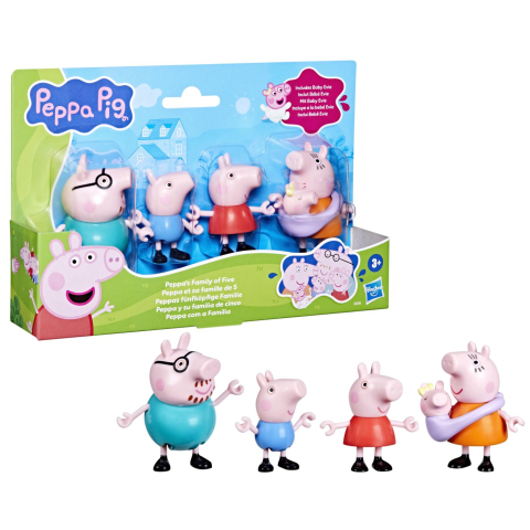 PEPPA PIG SET 5 FIGURINE FAMILIA PEPPA [5]