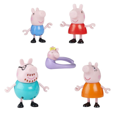 PEPPA PIG SET 5 FIGURINE FAMILIA PEPPA [4]