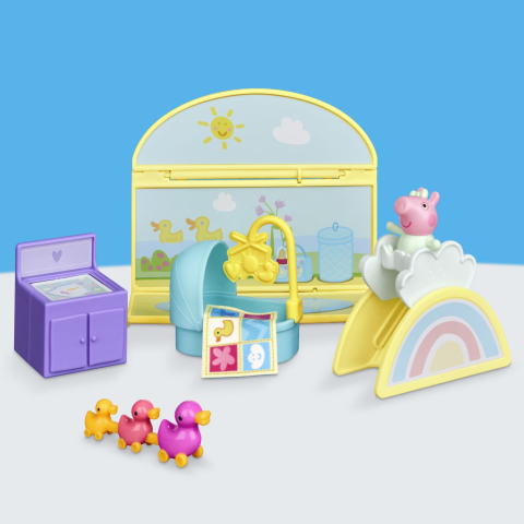 PEPPA PIG SET DE JOACA CAMERA LUI EVIE CU FIGURINE SI SI ACCESORII [6]