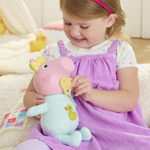 PEPPA PIG SET DE JOACA OINKS AND SNUGGLES PAPUSA EVIE INTERACTIVA CU ACCESORII [2]