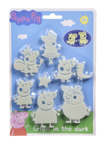 PEPPA PIG SET FIGURINE FOSFORESCENTE GLOW IN THE DARK [0]
