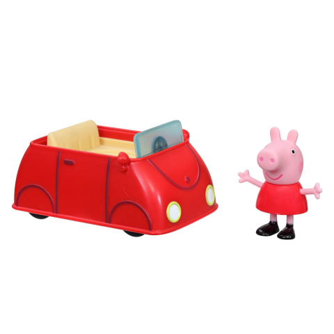 PEPPA PIG VEHICUL CU FIGURINA MICUTA MASINA ROSIE [1]