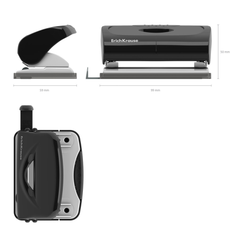 Perforator ErichKrause Elegance Classic 10 coli culori diferite [3]