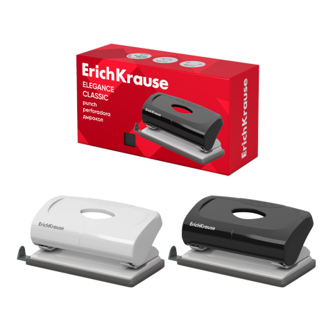 Instrumente și accesorii birou - Perforator ErichKrause Elegance Classic 10 coli culori diferite