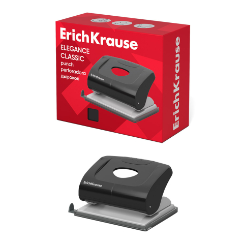 Instrumente și accesorii birou - Perforator ErichKrause Elegance Classic 20 coli negru