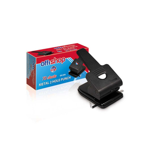 Birotică și accesorii birou - Perforator metalic 70 coli negru Offishop
