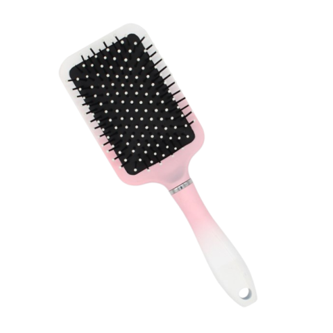 Accesorii pentru păr - Perie de par roz cu alb PVC 24.5 x 8.2cm