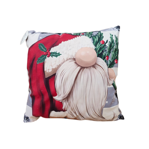 Perna decorativa Craciun motiv festiv 45x45cm [2]